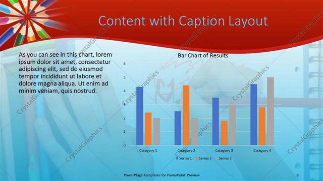 Content with Caption presentation slide layout