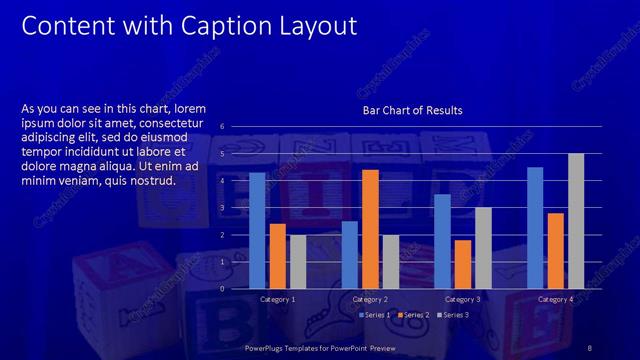 Content with Caption presentation slide layout