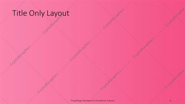 Title Only presentation slide layout