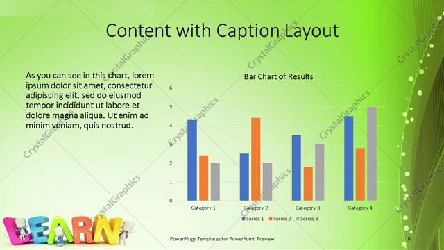 Content with Caption presentation slide layout