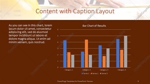 Content with Caption presentation slide layout