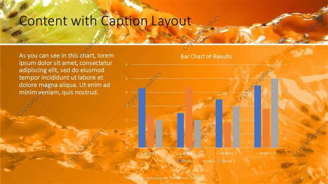 Content with Caption presentation slide layout