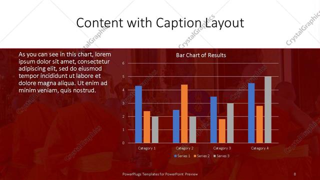 Content with Caption presentation slide layout