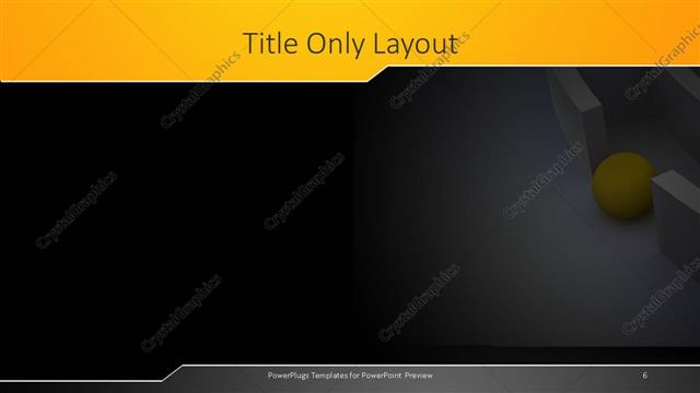 Title Only presentation slide layout