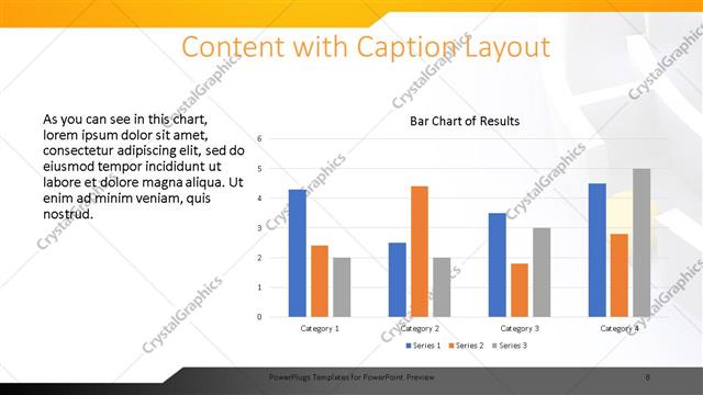 Content with Caption presentation slide layout