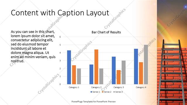 Content with Caption presentation slide layout