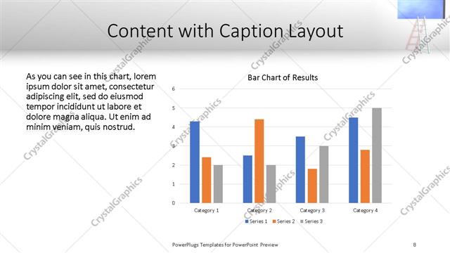 Content with Caption presentation slide layout