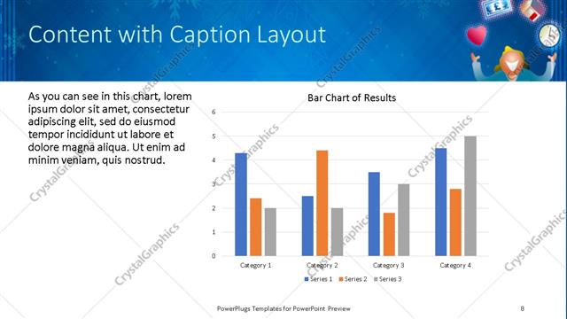 Content with Caption presentation slide layout