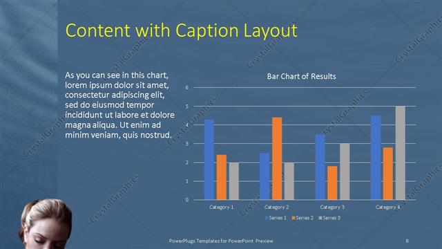 Content with Caption presentation slide layout