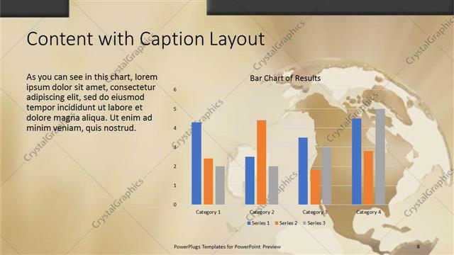 Content with Caption presentation slide layout