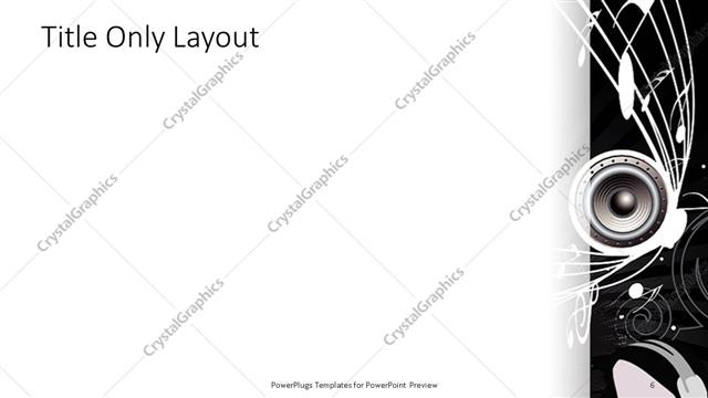 Title Only presentation slide layout