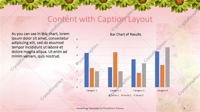 Content with Caption presentation slide layout