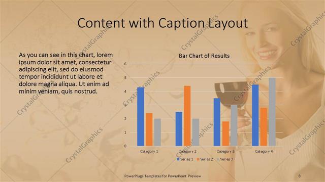 Content with Caption presentation slide layout