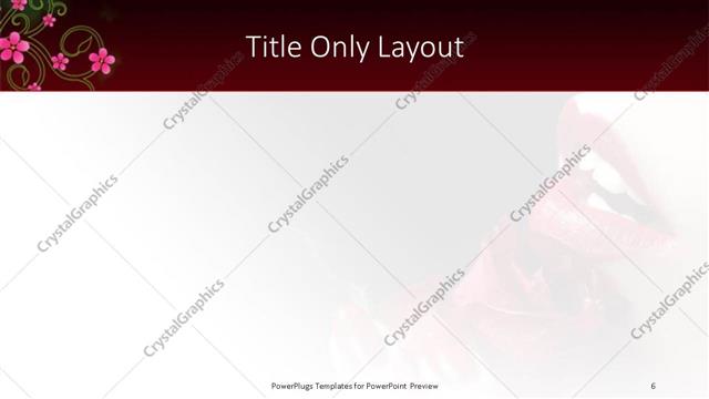 Title Only presentation slide layout