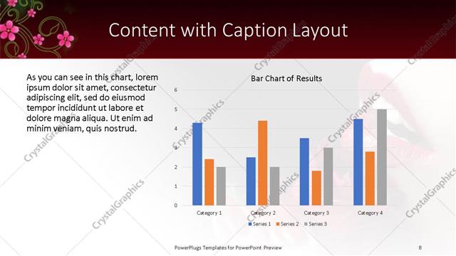 Content with Caption presentation slide layout