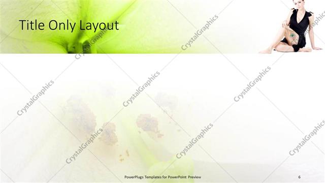 Title Only presentation slide layout