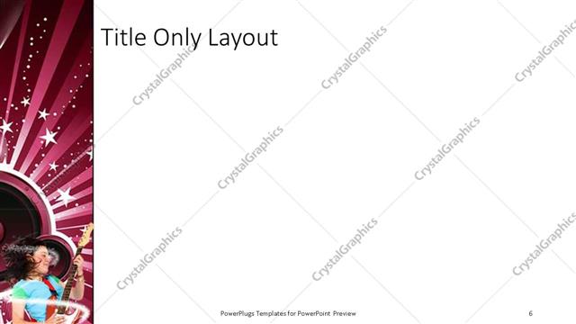 Title Only presentation slide layout