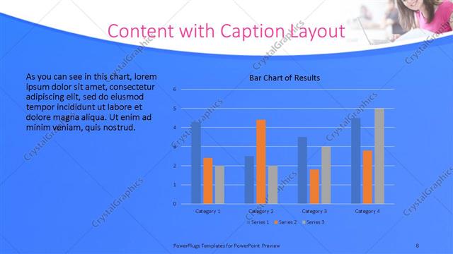 Content with Caption presentation slide layout