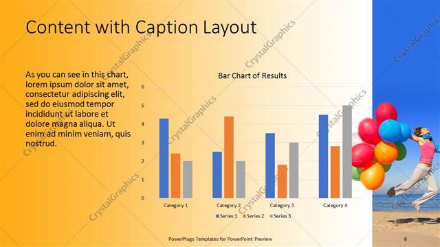 Content with Caption presentation slide layout