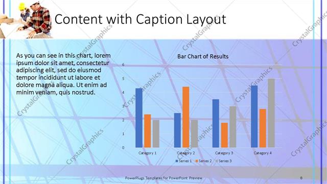 Content with Caption presentation slide layout