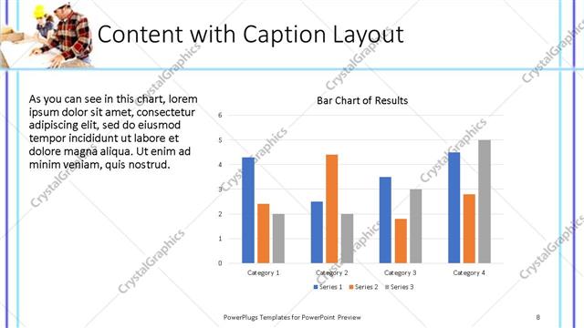 Content with Caption presentation slide layout