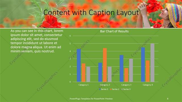 Content with Caption presentation slide layout