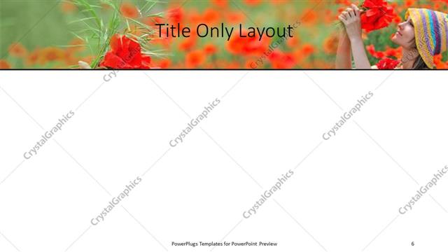 Title Only presentation slide layout