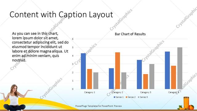 Content with Caption presentation slide layout