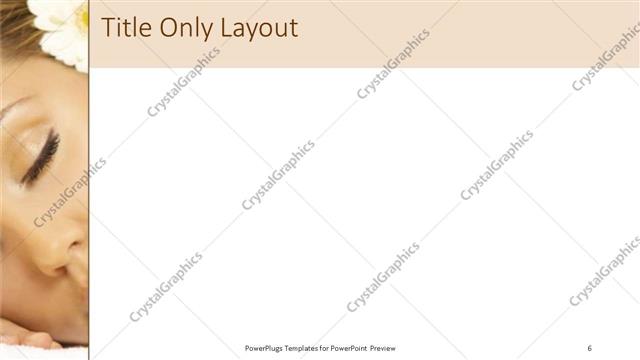 Title Only presentation slide layout