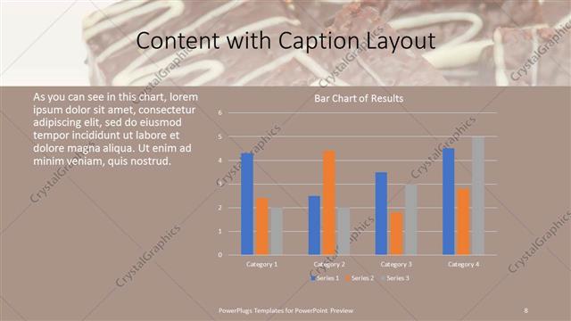 Content with Caption presentation slide layout