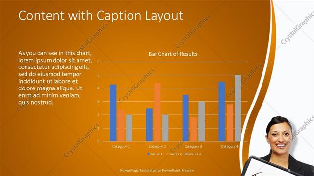 Content with Caption presentation slide layout