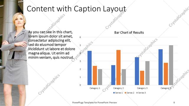 Content with Caption presentation slide layout