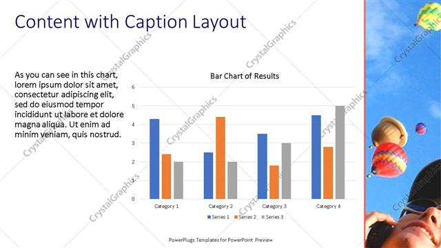 Content with Caption presentation slide layout