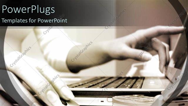  Presentation with virtual assistant - Lady virtual assistant working on laptop?