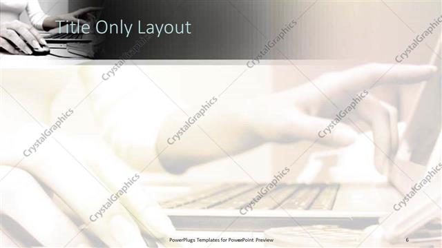 Title Only presentation slide layout