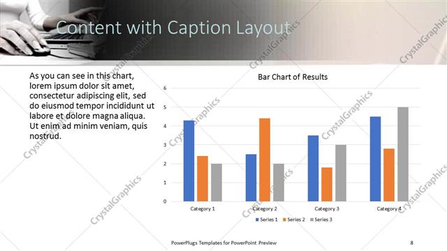 Content with Caption presentation slide layout