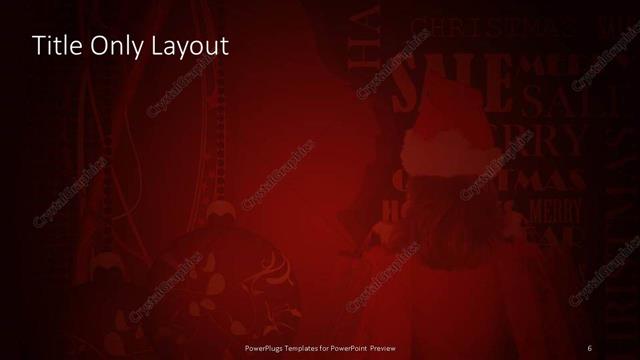 Title Only presentation slide layout