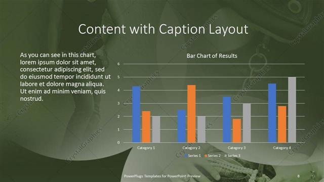 Content with Caption presentation slide layout