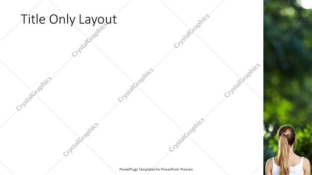 Title Only presentation slide layout