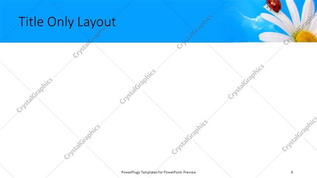 Title Only presentation slide layout