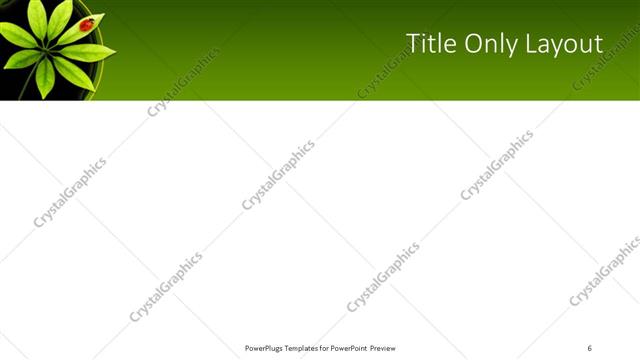 Title Only presentation slide layout