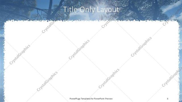 Title Only presentation slide layout