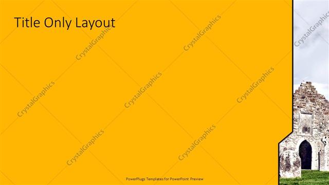 Title Only presentation slide layout