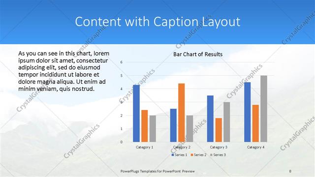 Content with Caption presentation slide layout