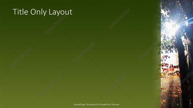 Title Only presentation slide layout