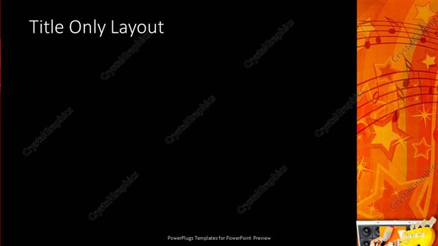 Title Only presentation slide layout