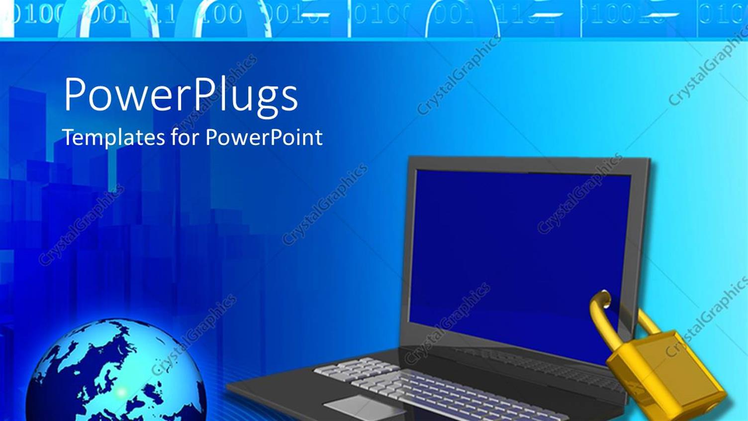 Featuring a Laptop Being Secured Along with a Globe