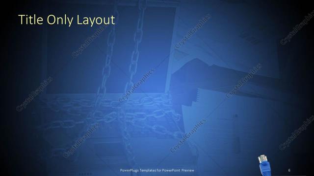 Title Only presentation slide layout