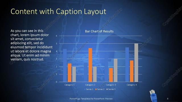 Content with Caption presentation slide layout
