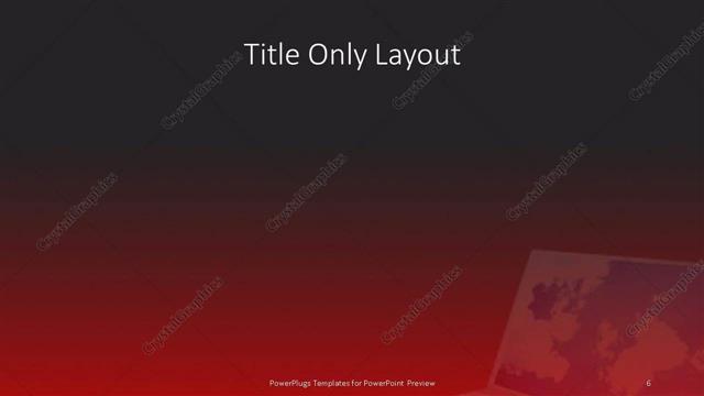 Title Only presentation slide layout